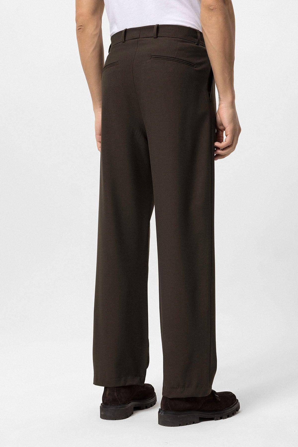 High-Waisted Baggy Men's Pants