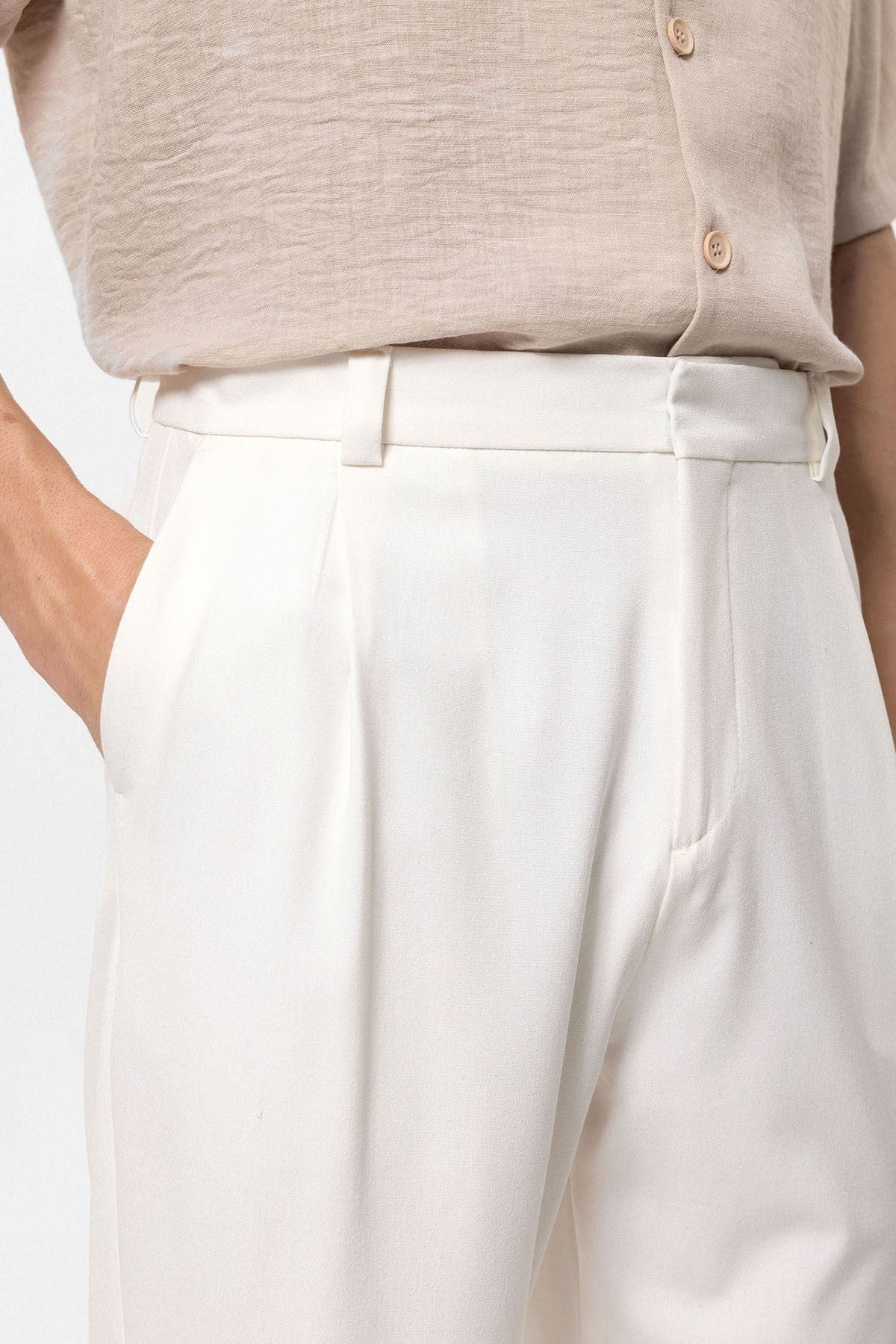High-Waisted Baggy Men's Pants