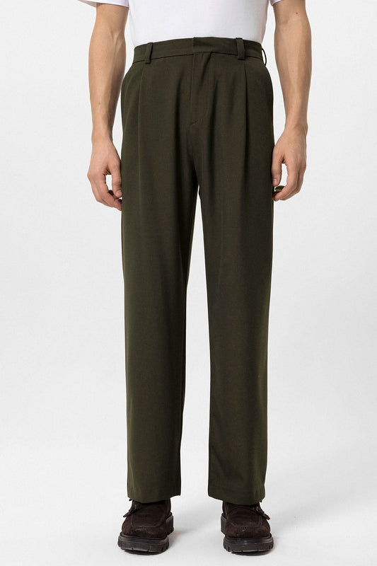 High-Waisted Baggy Men's Pants