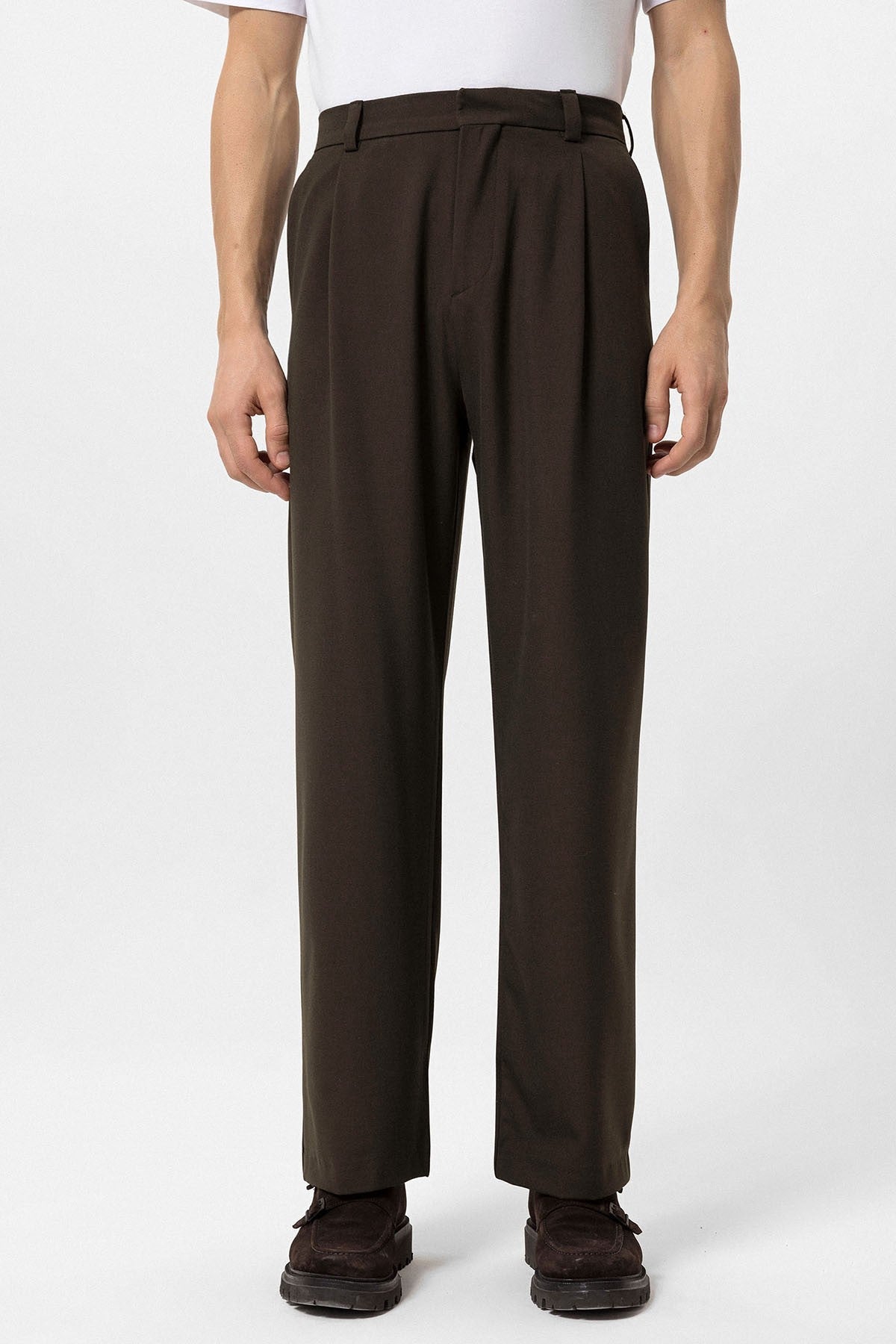 High-Waisted Baggy Men's Pants