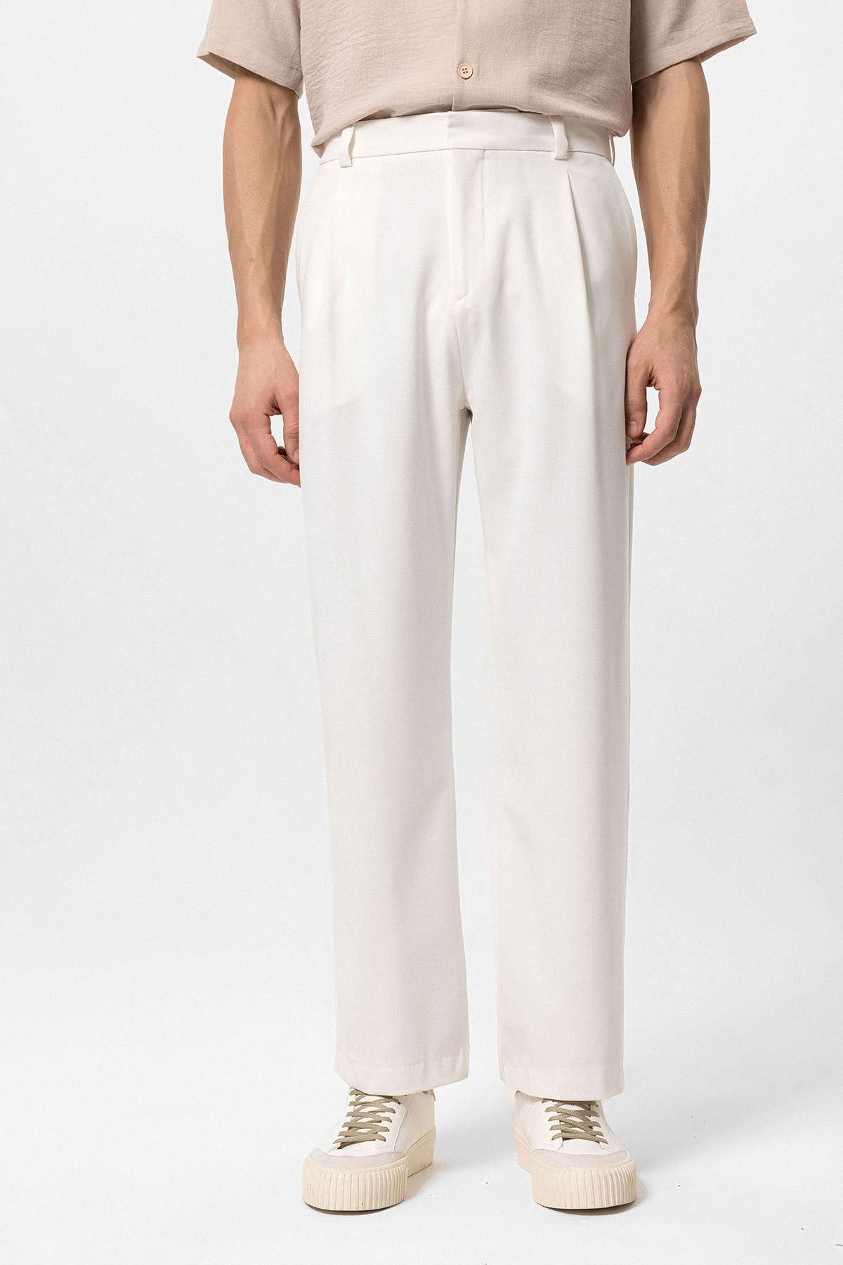 High-Waisted Baggy Men's Pants