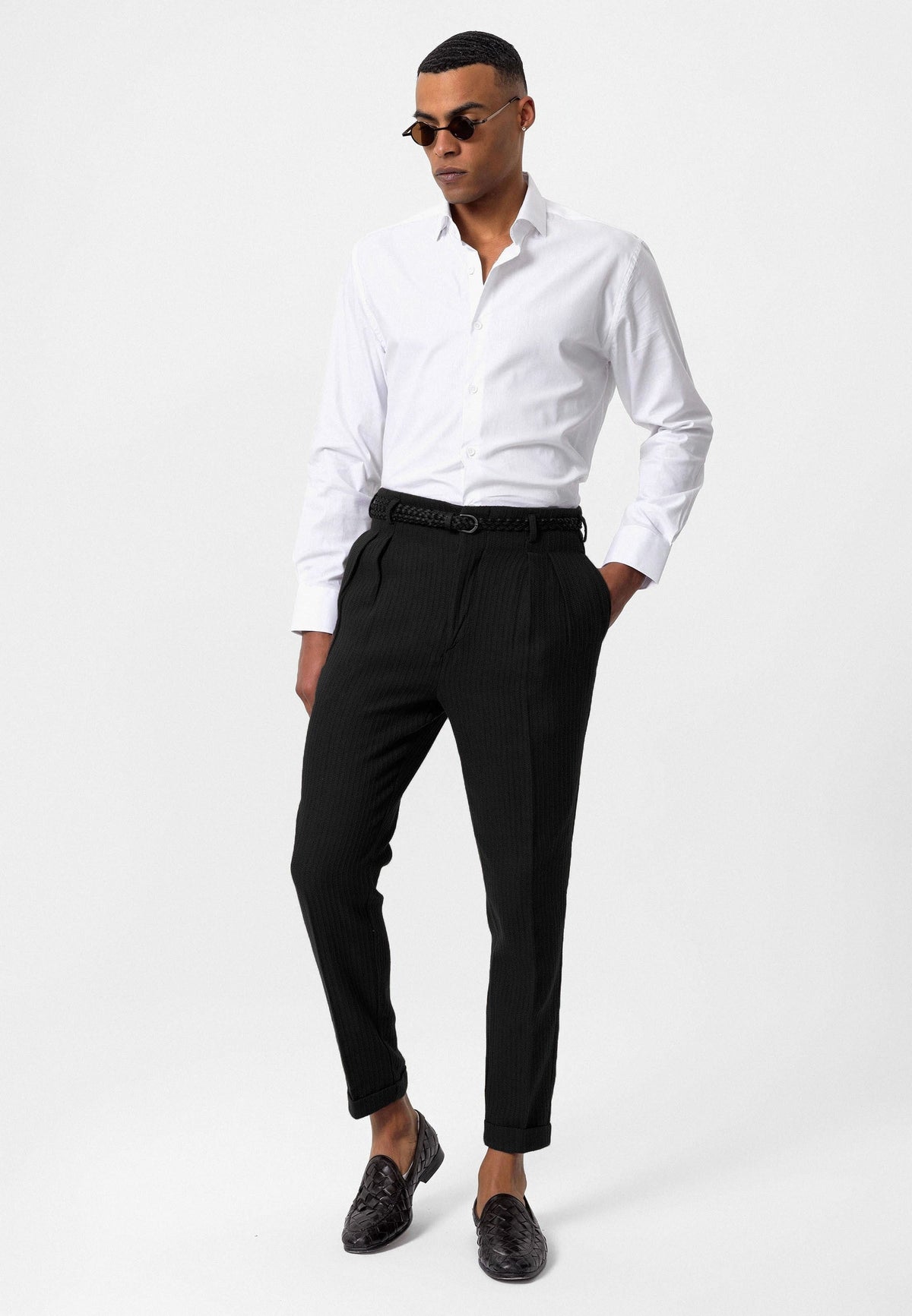 Antioch High-Waisted Pleated Men's Pants