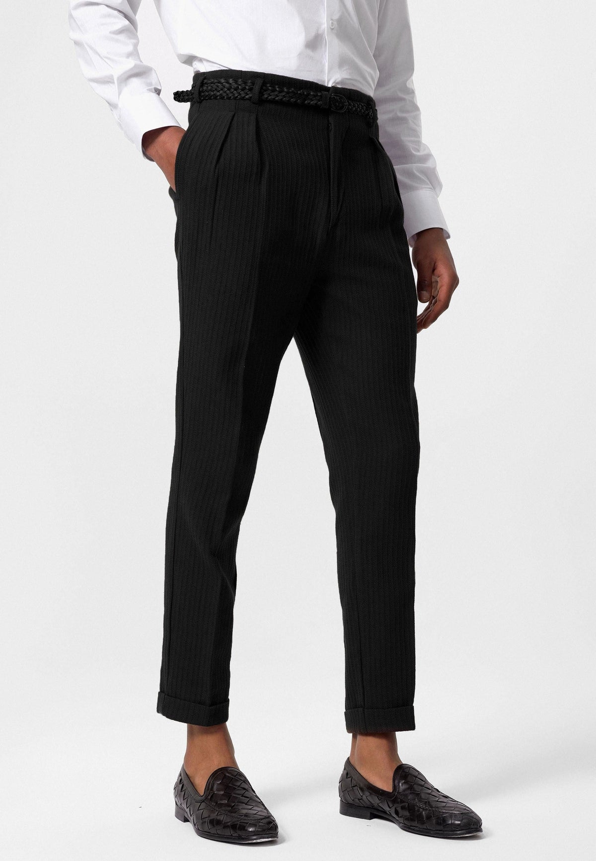 Antioch High-Waisted Pleated Men's Pants