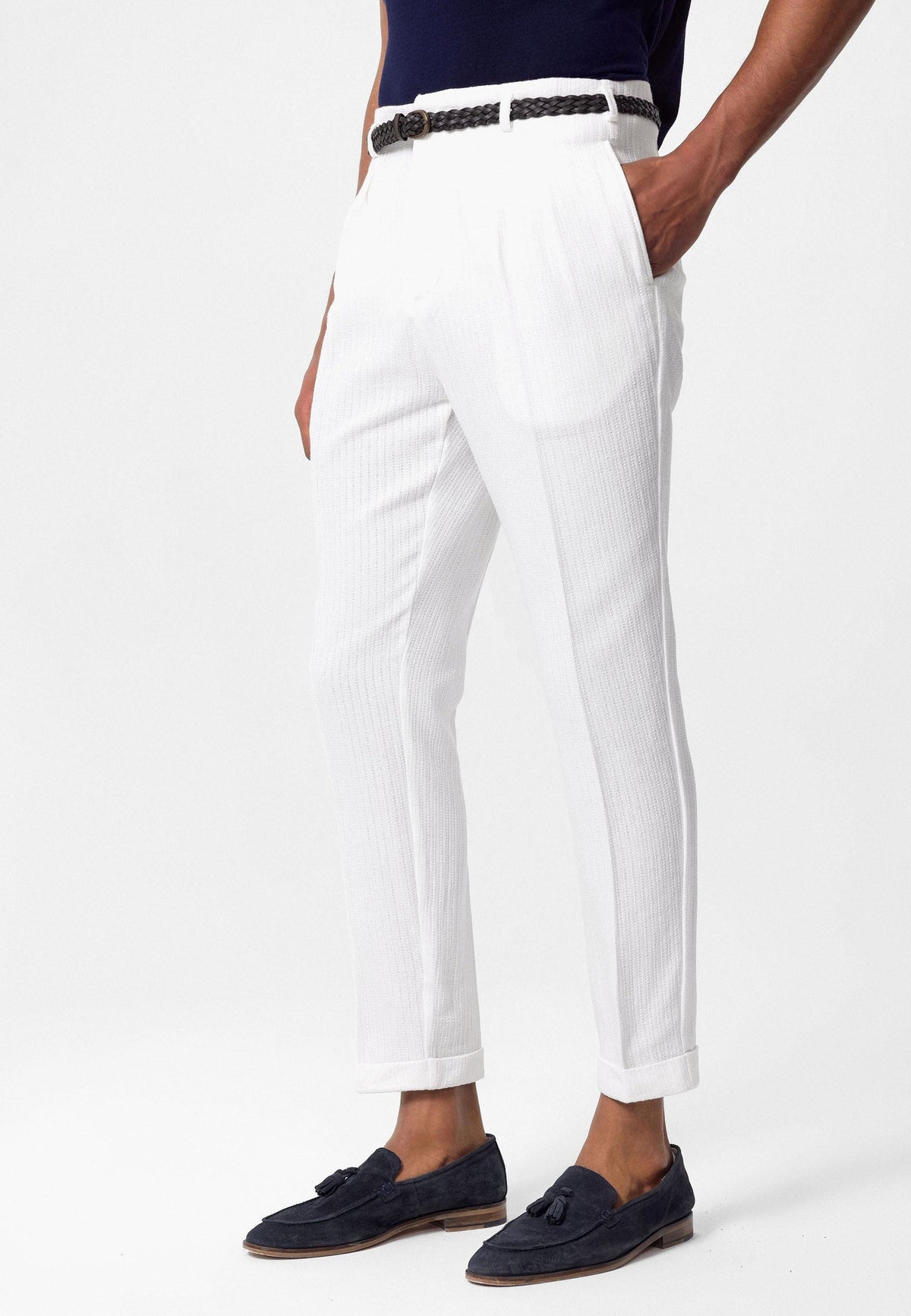 Antioch High-Waisted Pleated Men's Pants