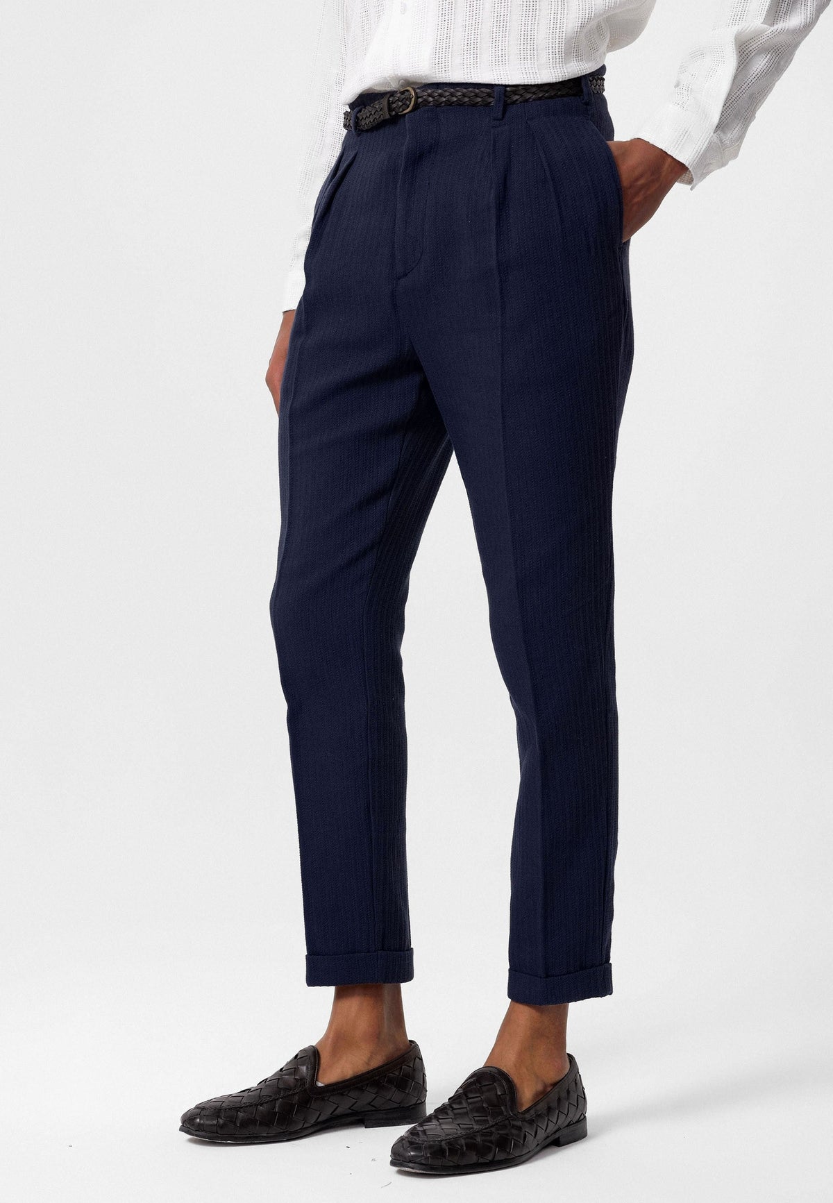 Antioch High-Waisted Pleated Men's Pants