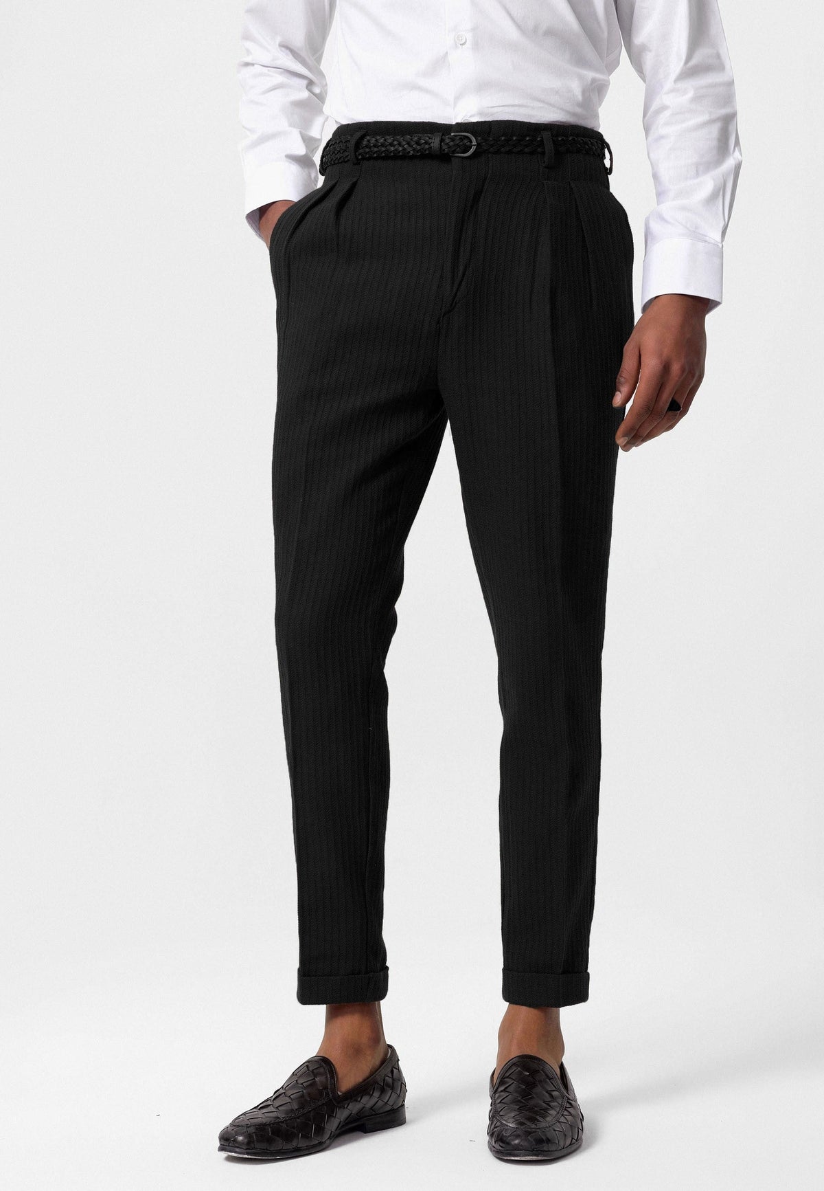 Antioch High-Waisted Pleated Men's Pants