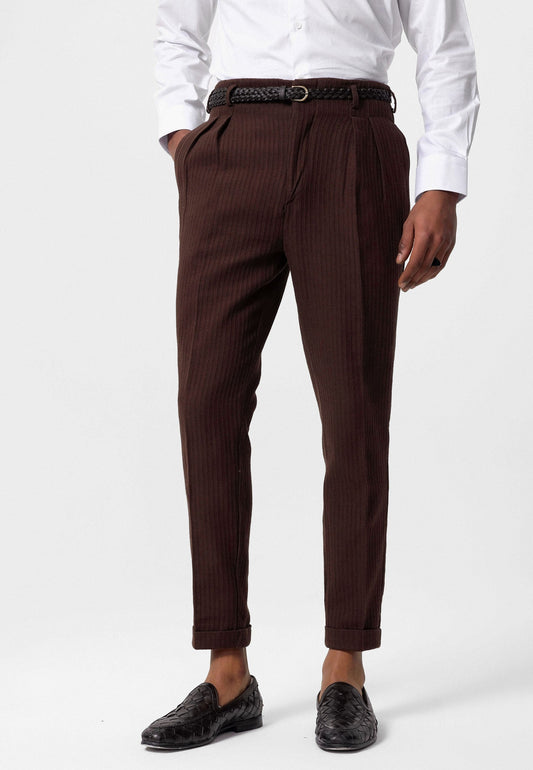 Antioch High-Waisted Pleated Men's Pants
