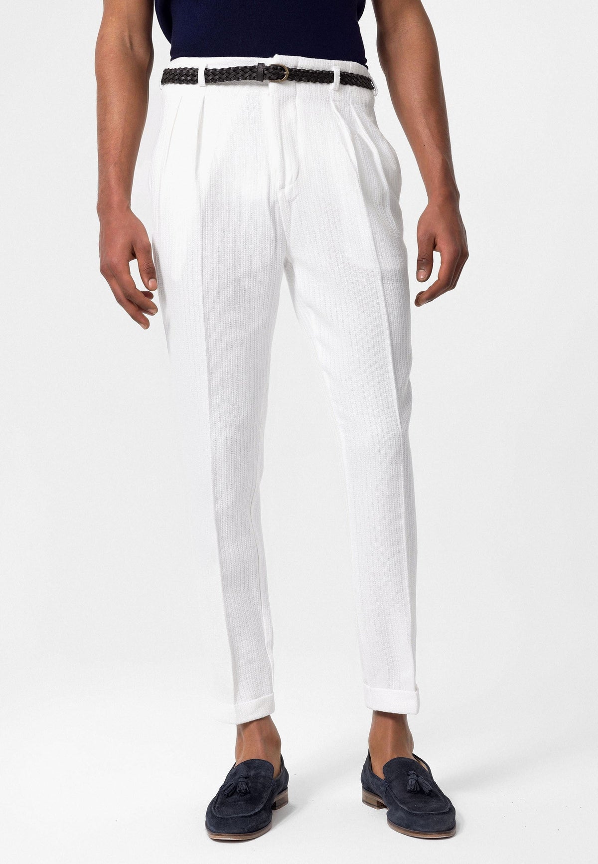 Antioch High-Waisted Pleated Men's Pants
