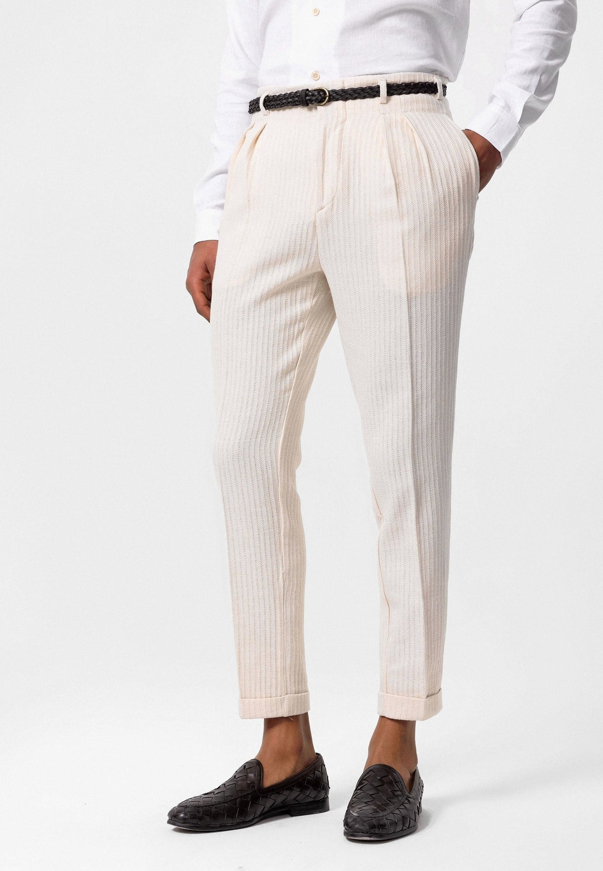 Antioch High-Waisted Pleated Men's Pants
