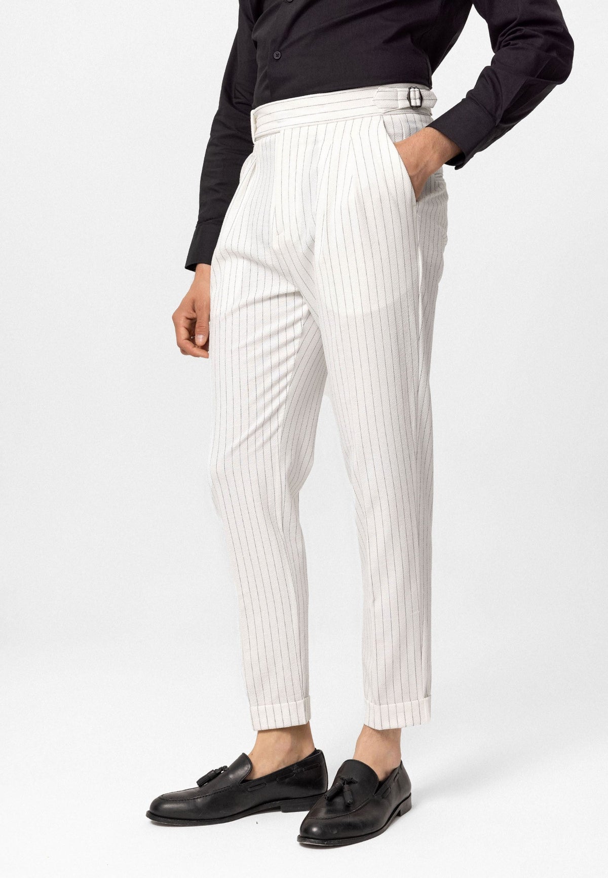 Antioch High-Waisted Striped Men's Pants