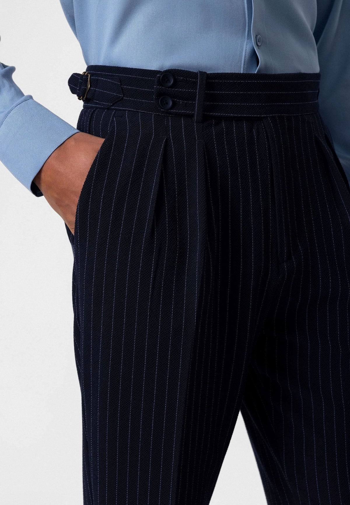 Antioch High-Waisted Striped Men's Pants