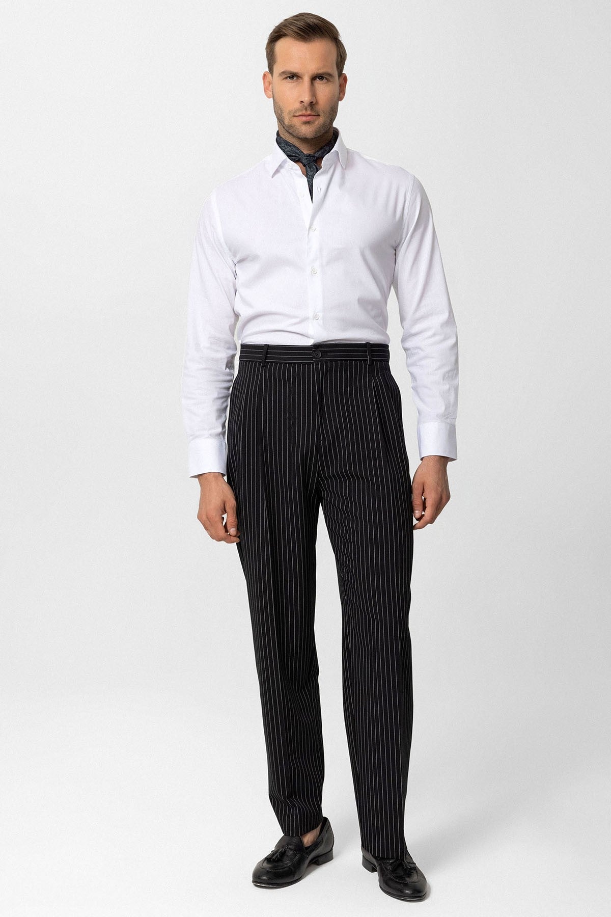 Antioch High-Waisted Relaxed-Fit Striped Men's Pants