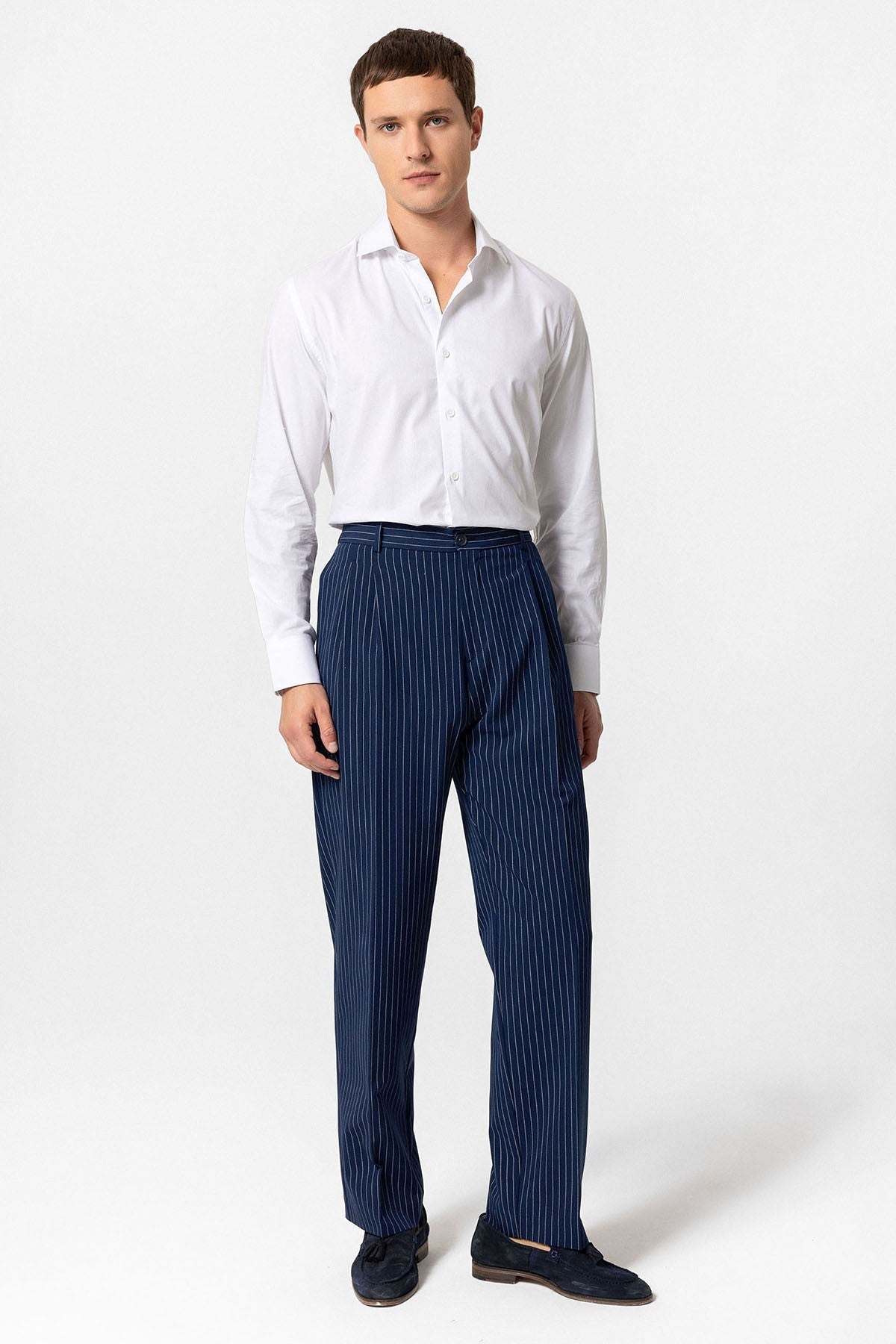 Antioch High-Waisted Relaxed-Fit Striped Men's Pants