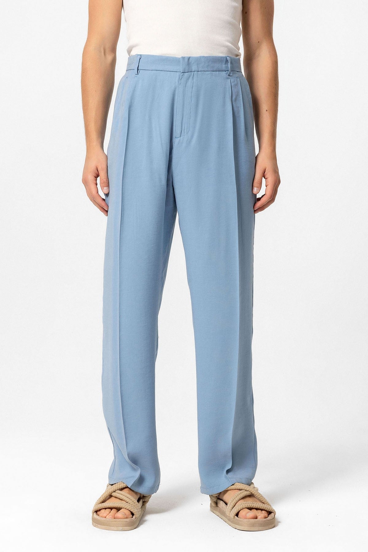 Antioch High-Waisted Pleated Baggy Men's Pants