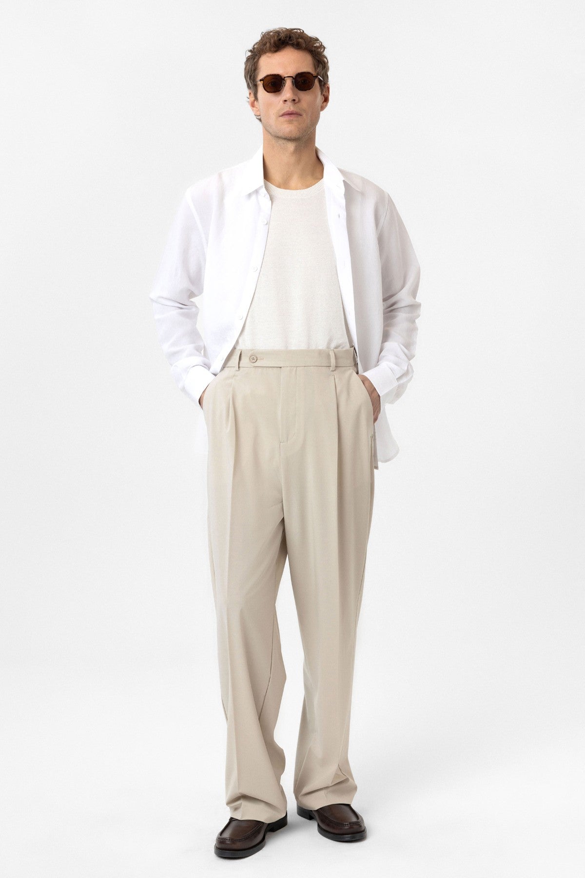 Antioch Baggy High-Waisted Men's Cotton Pants