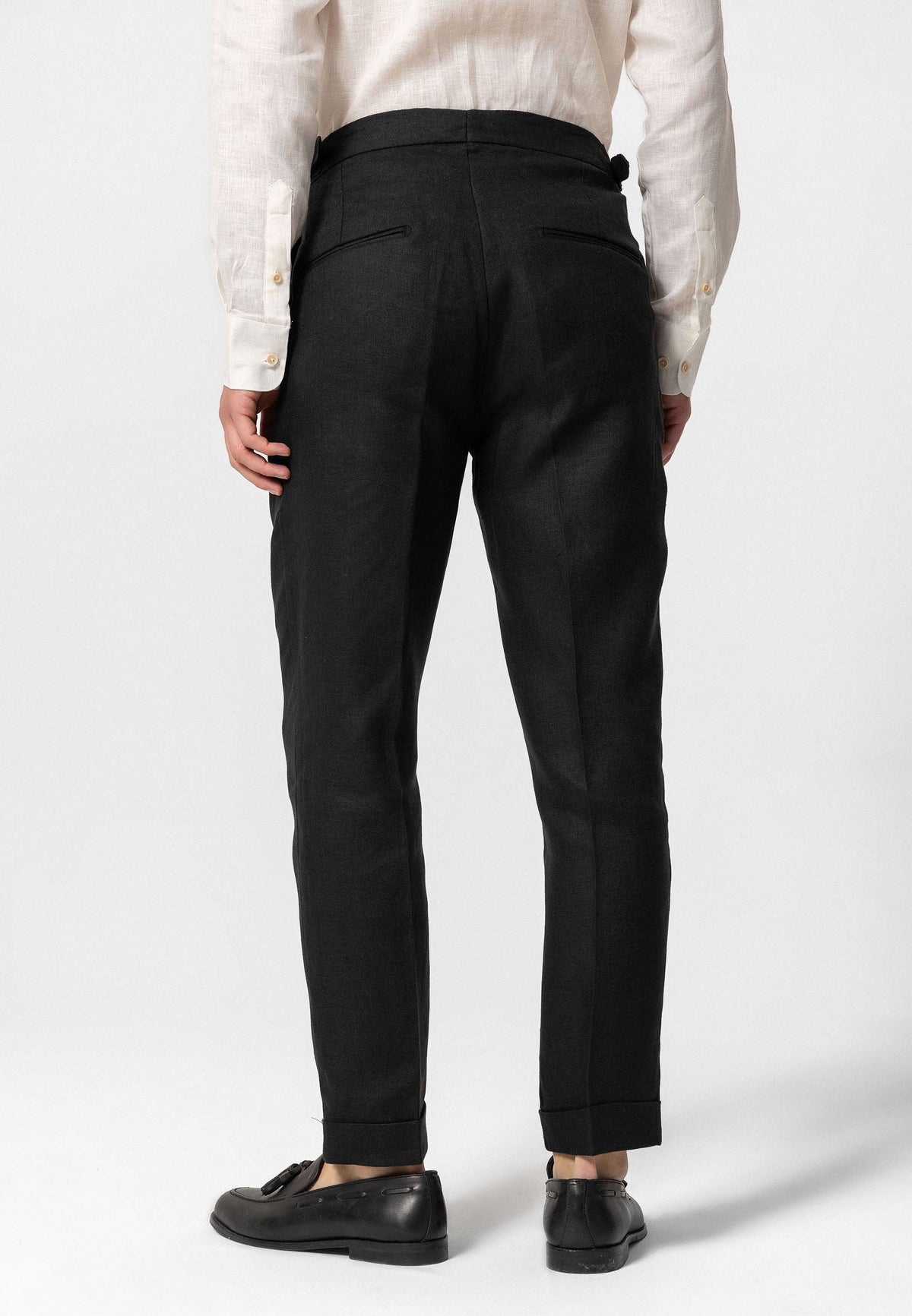 Antioch High-Waisted 100% Linen Pleated Men's Pants