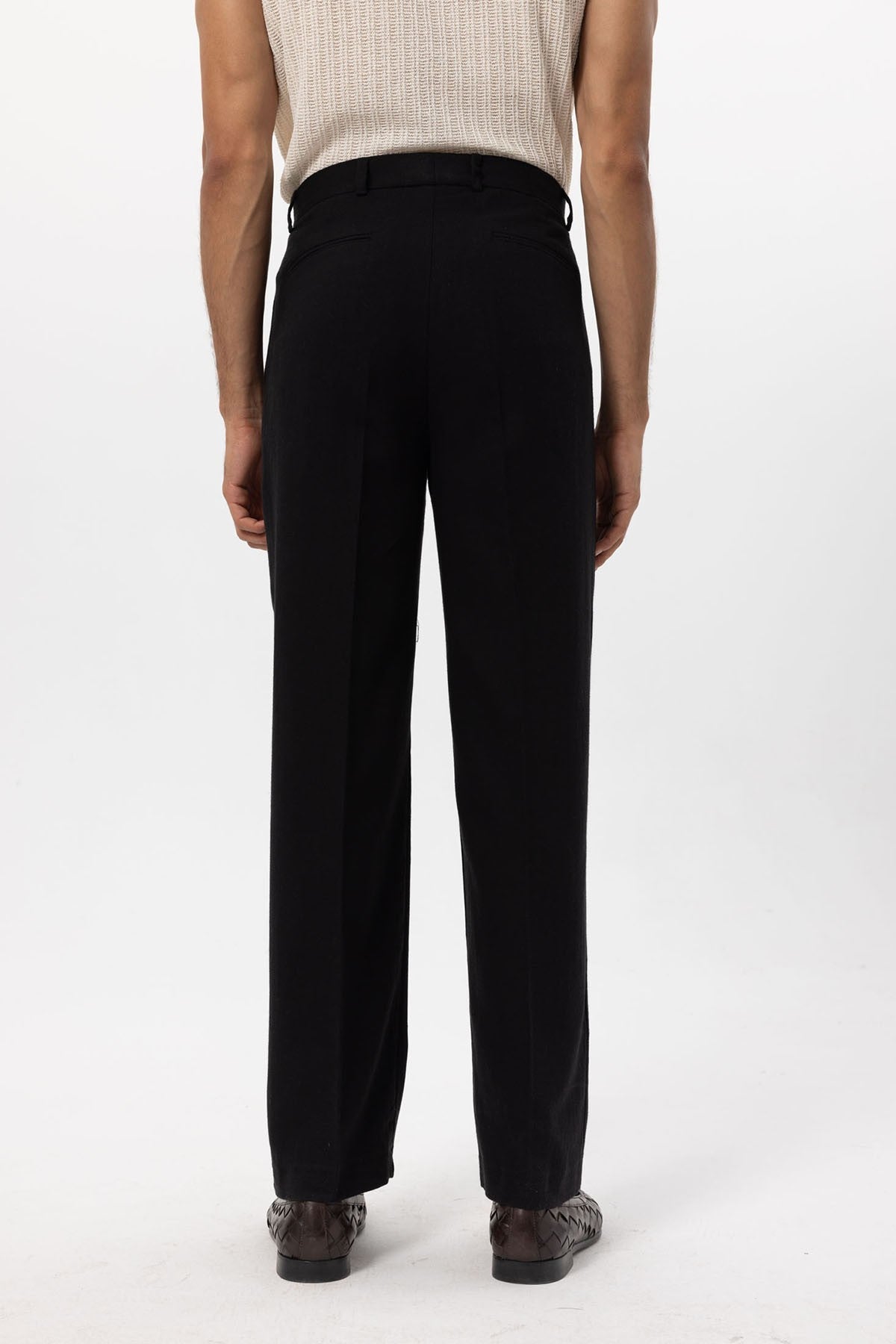 Antioch Linen-Blend Baggy Men's Pants
