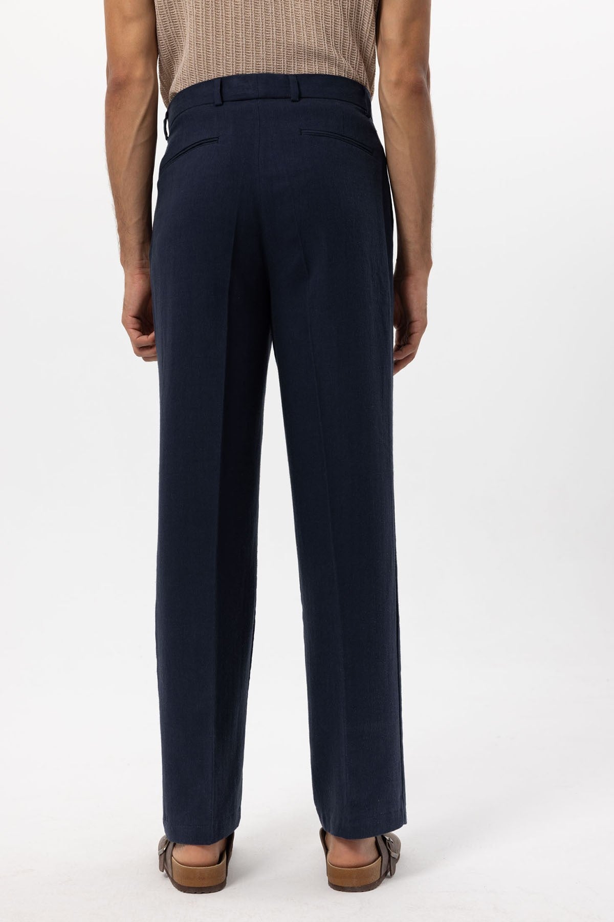 Antioch Linen-Blend Baggy Men's Pants
