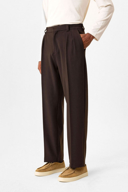Antioch High-Waisted Pleated Relaxed-Fit Baggy Men's Pants