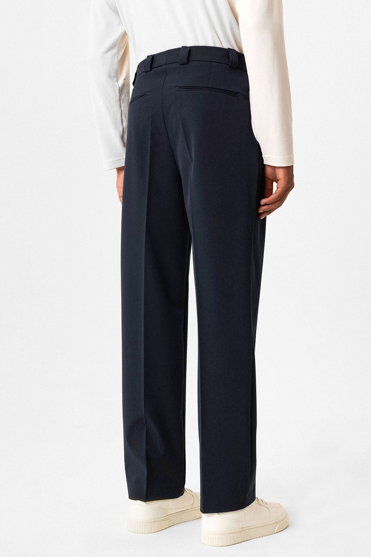 Antioch High-Waisted Pleated Relaxed-Fit Baggy Men's Pants