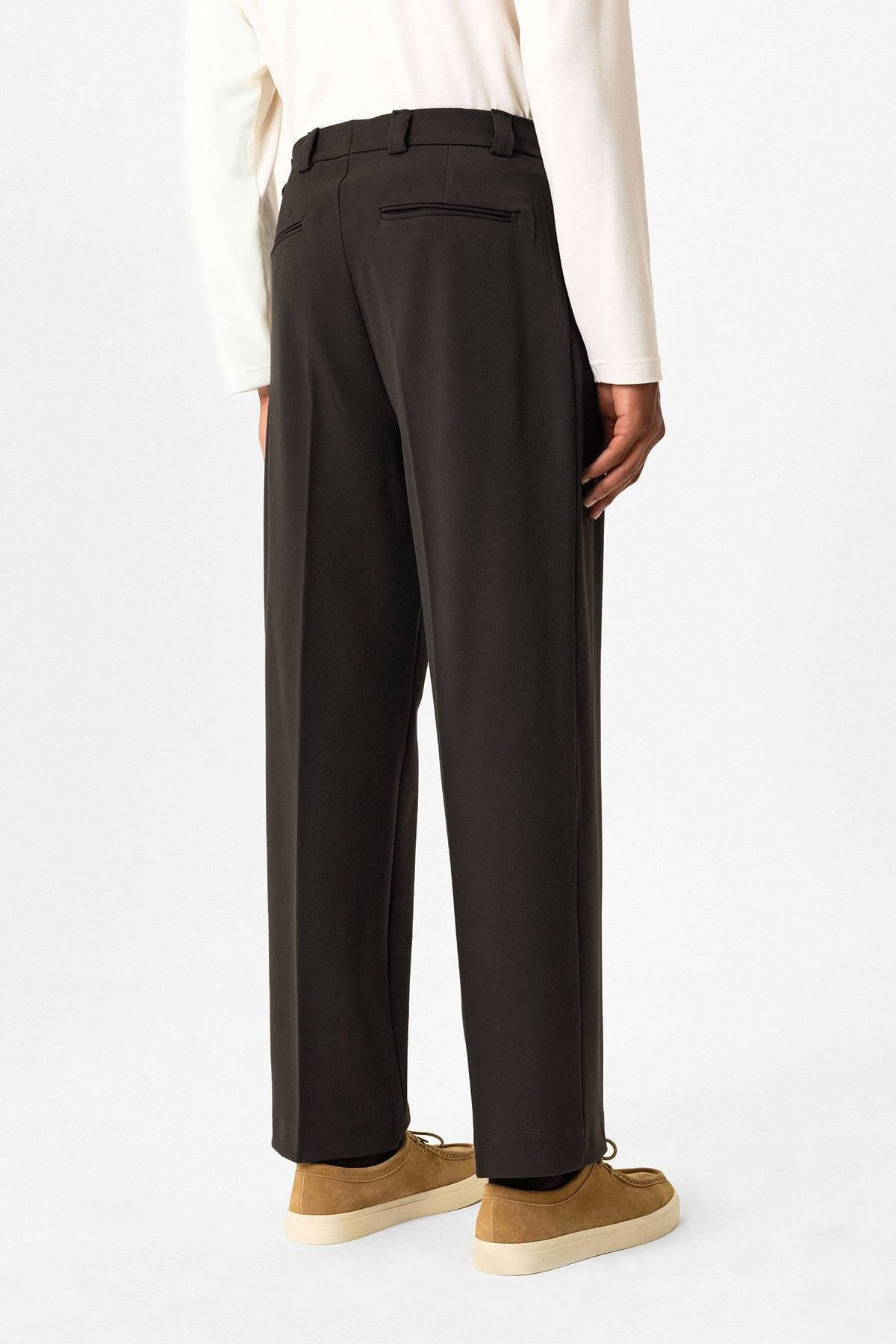 Antioch High-Waisted Pleated Relaxed-Fit Baggy Men's Pants