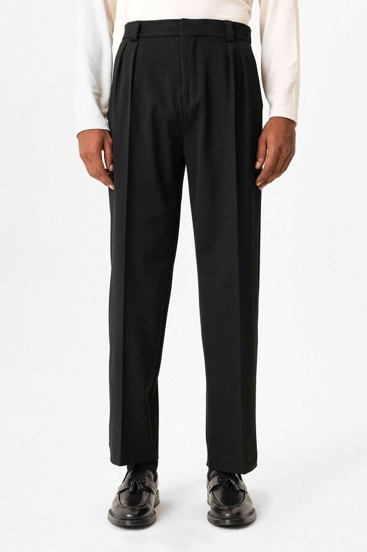 Antioch High-Waisted Pleated Relaxed-Fit Baggy Men's Pants