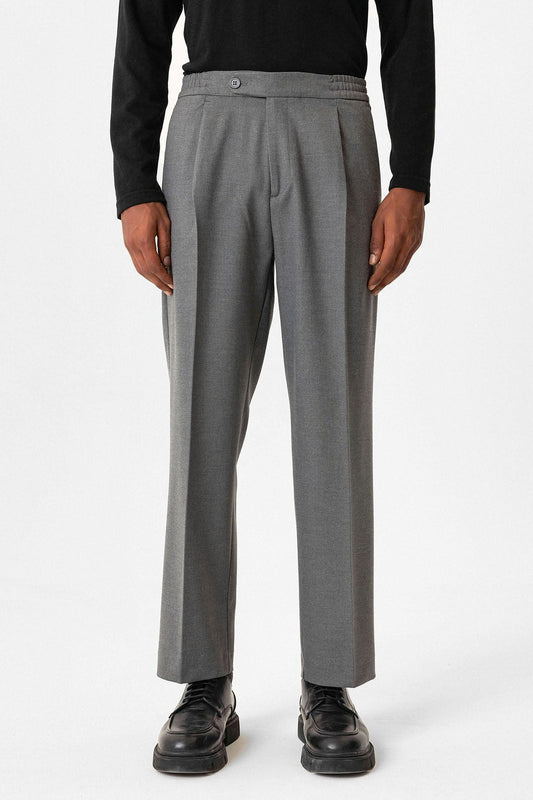 Antioch Elastic-Waist Baggy Men's Pants