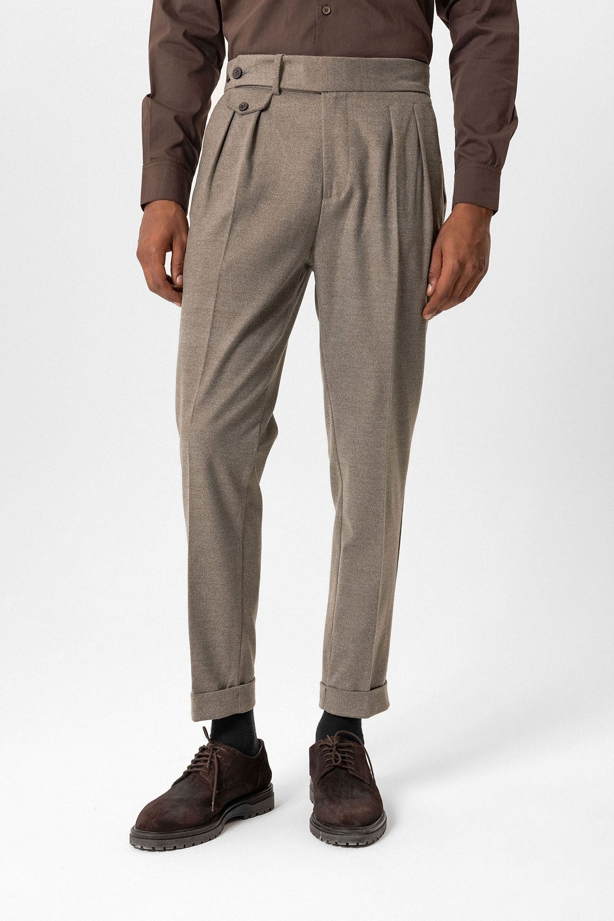 Antioch High-Waisted Pleated Technical Men's Pants