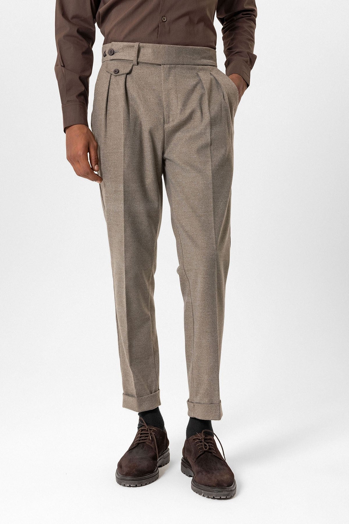 Antioch High-Waisted Pleated Technical Men's Pants