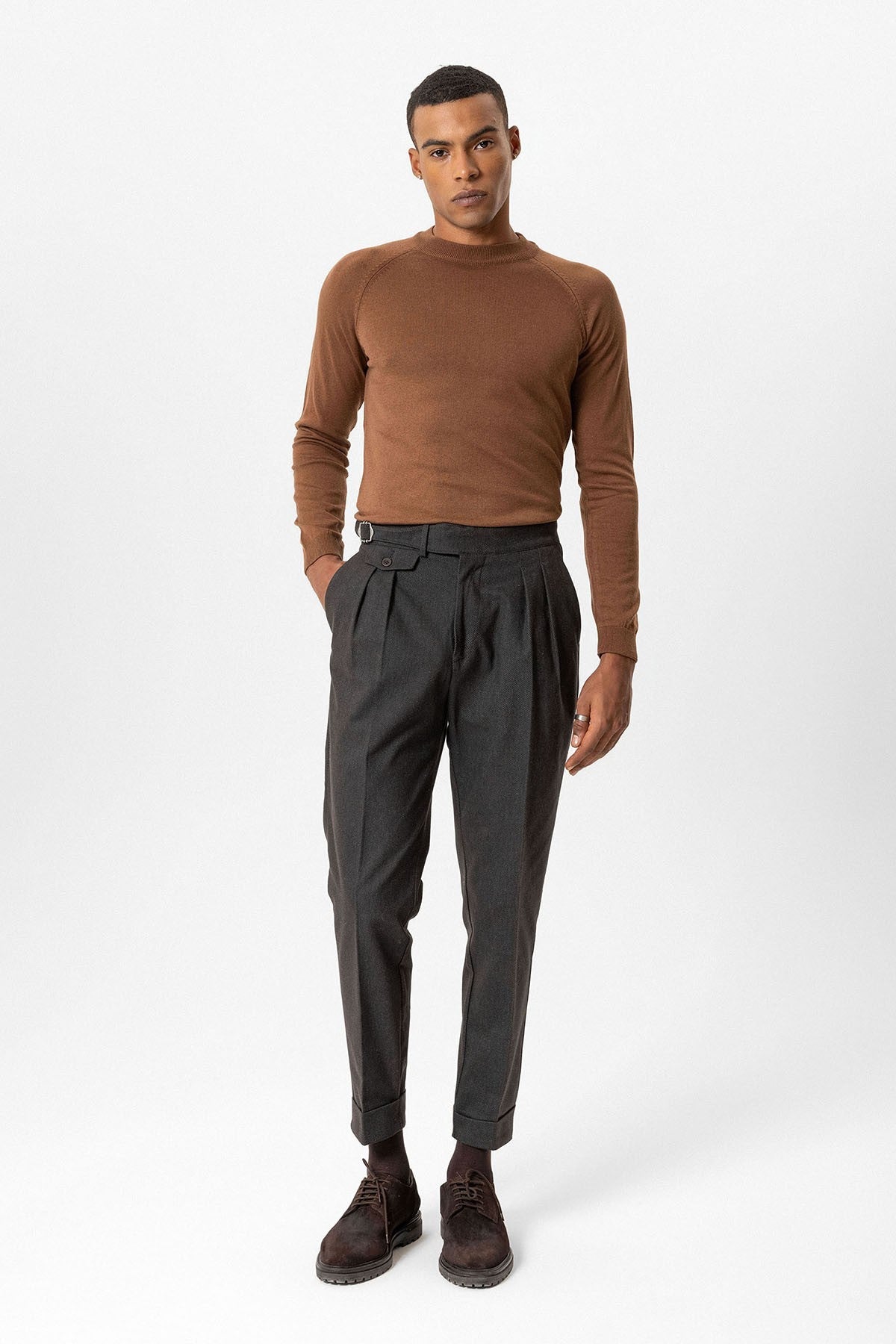 Antioch Toka Detailed High-Waisted Men's Pants