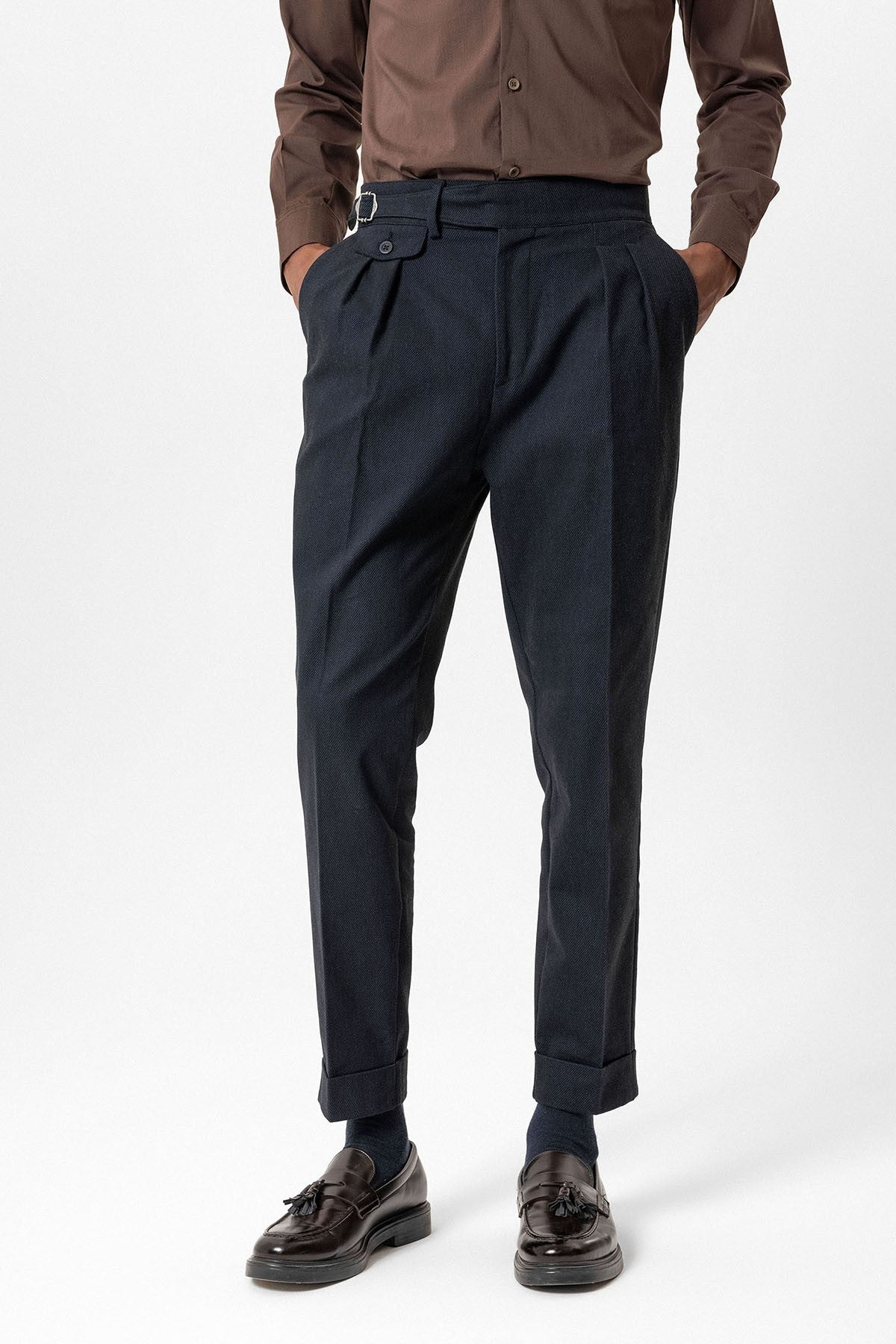 Antioch Toka Detailed High-Waisted Men's Pants