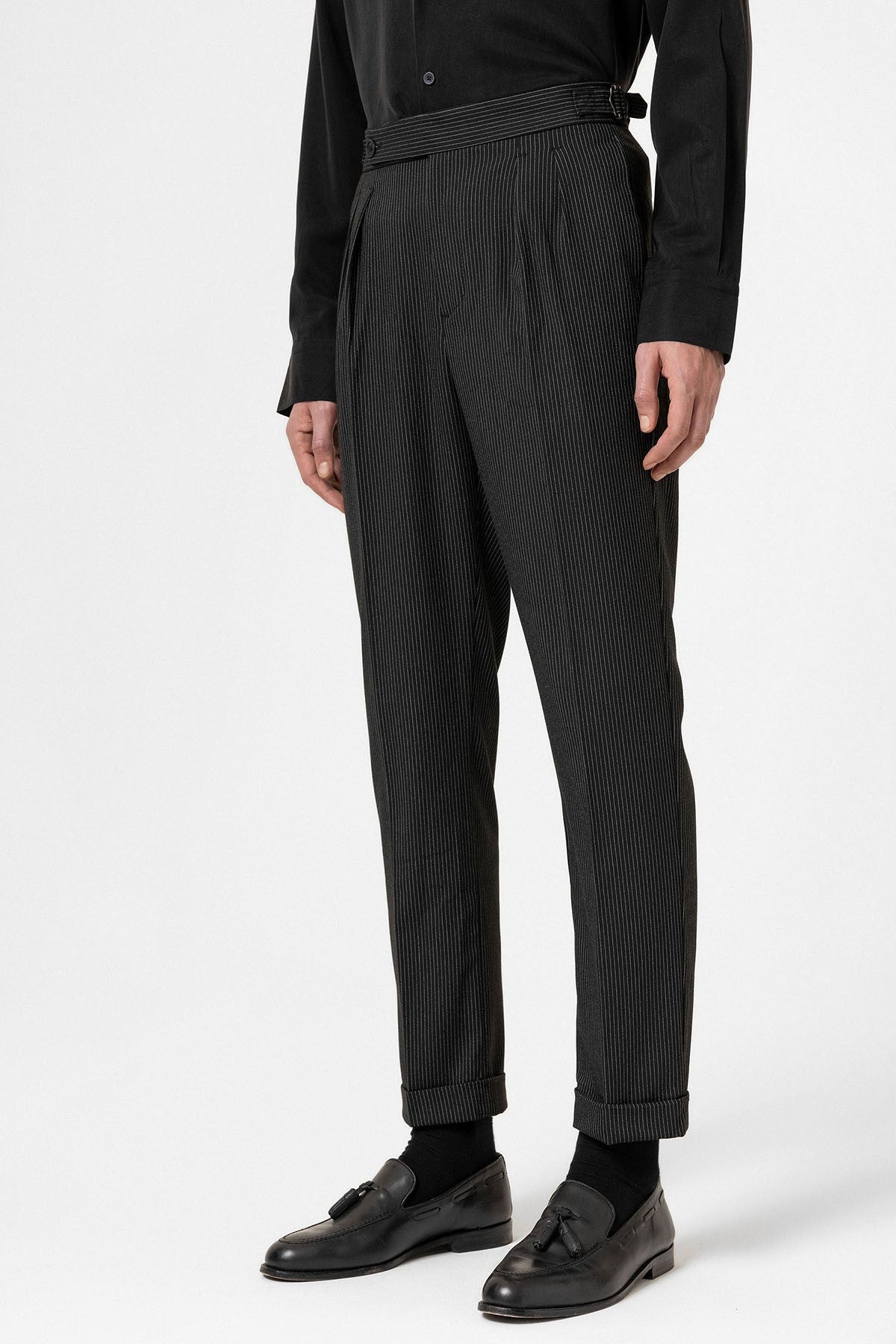 Antioch High-Waisted Striped Men's Flared Pants