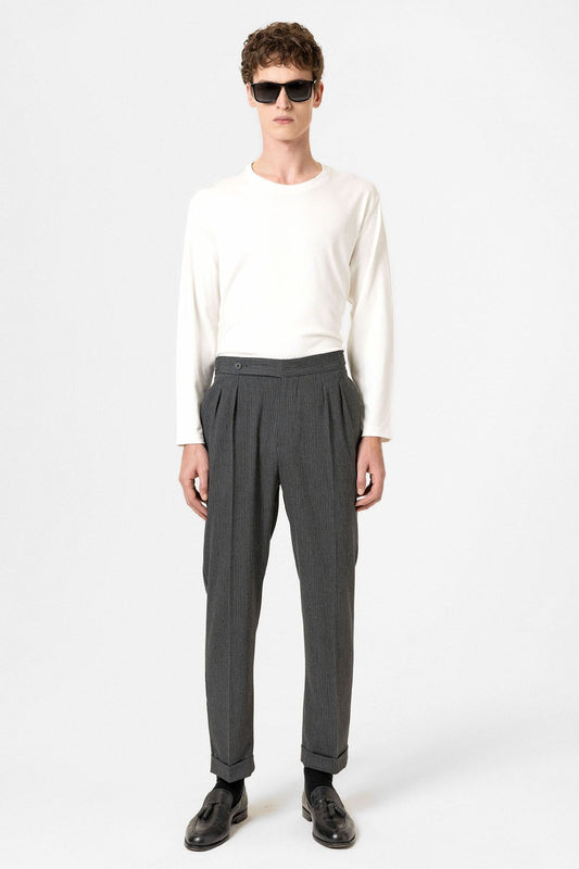 Antioch High-Waisted Striped Men's Flared Pants