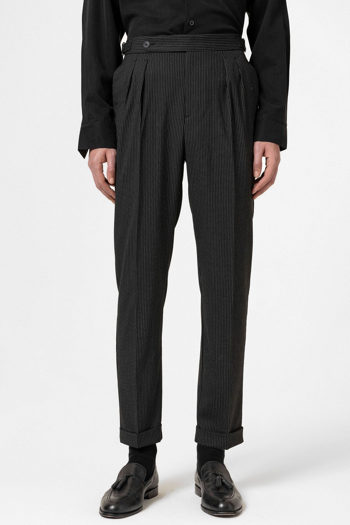 Antioch High-Waisted Striped Men's Flared Pants
