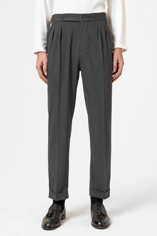 Antioch High-Waisted Striped Men's Flared Pants