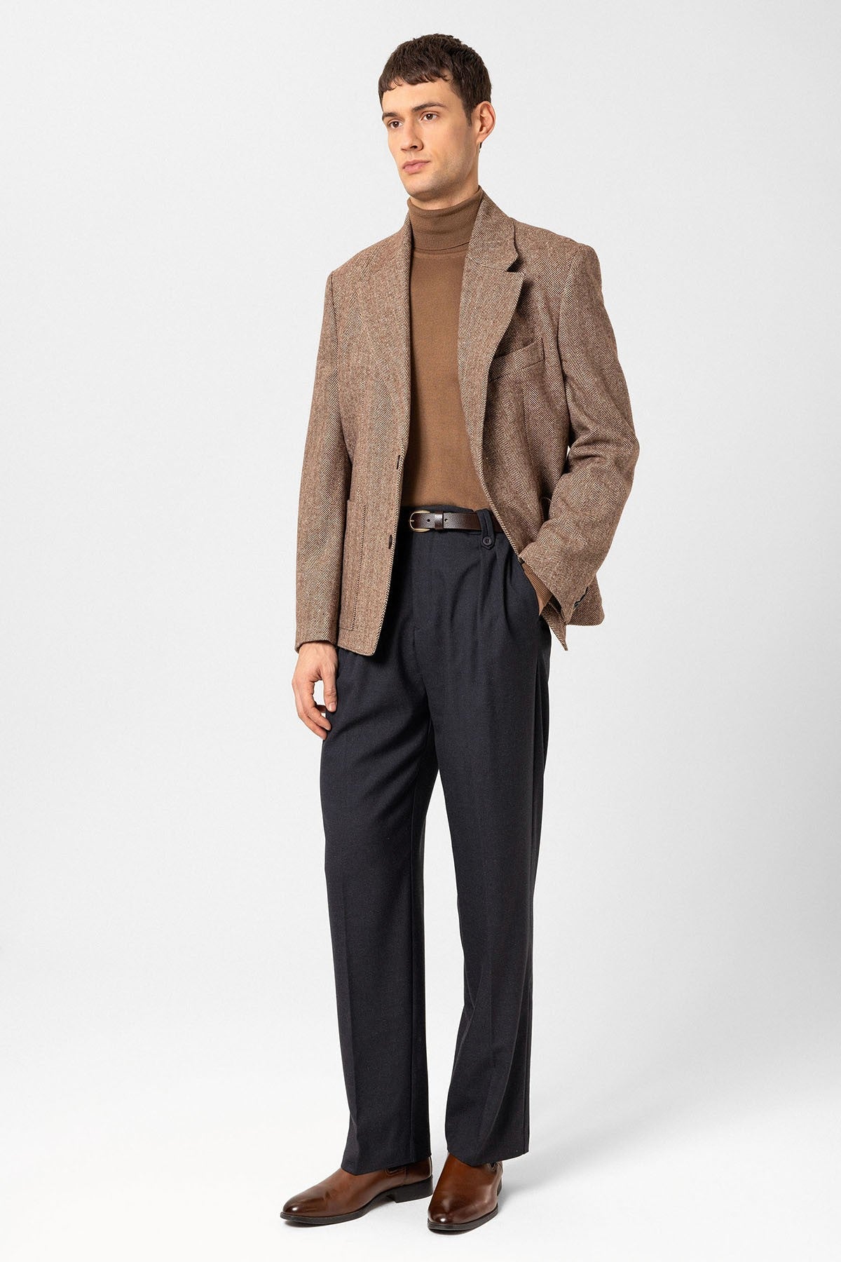 Antioch Double-Pleated High-Waisted Men's Pants