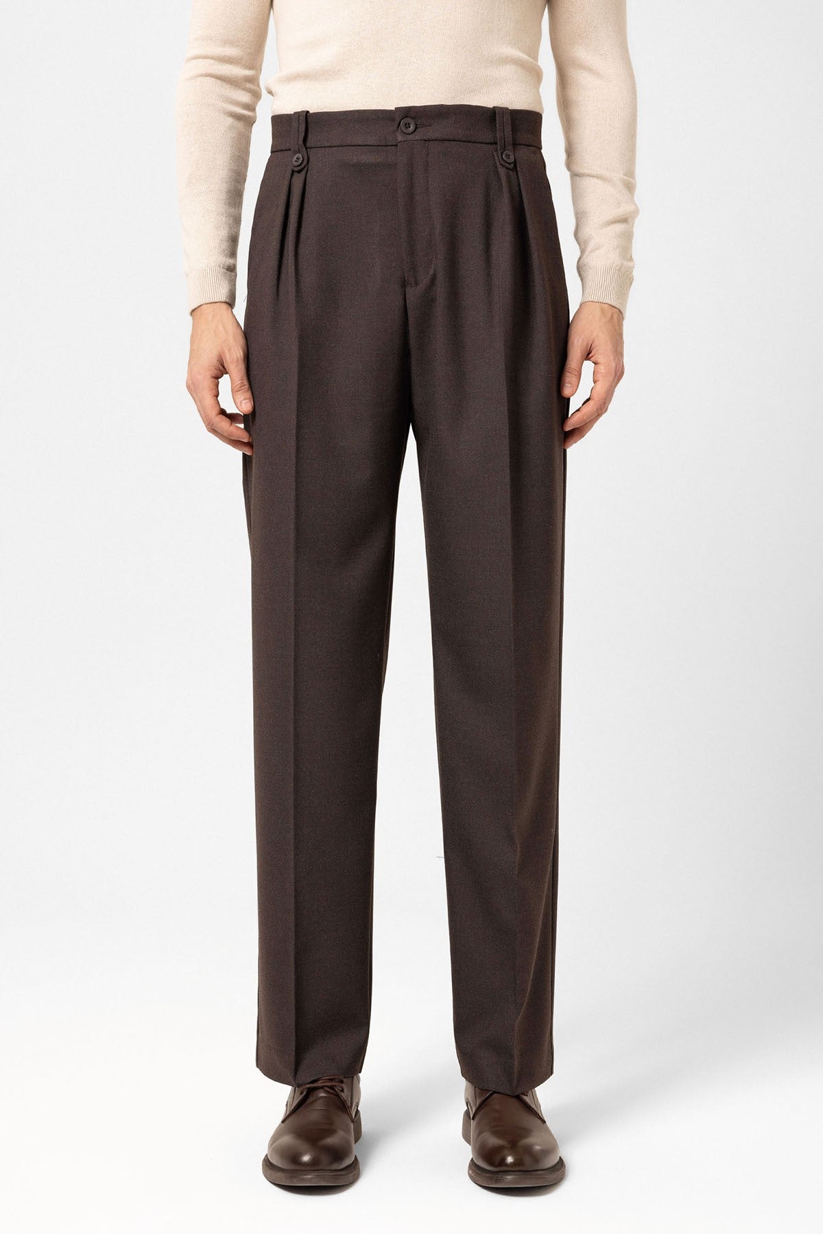 Antioch Double-Pleated High-Waisted Men's Pants