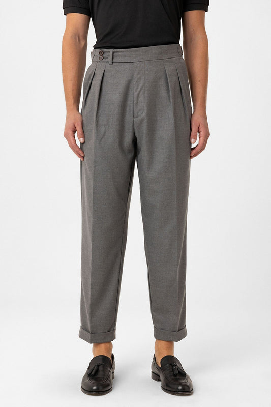 Antioch Pleated High-Waisted Men's Pants