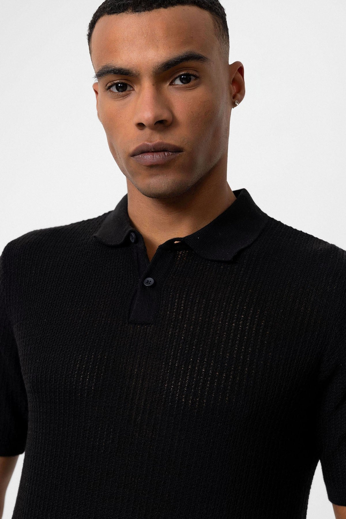 Antioch Polo-Neck Knit Men's T-Shirt