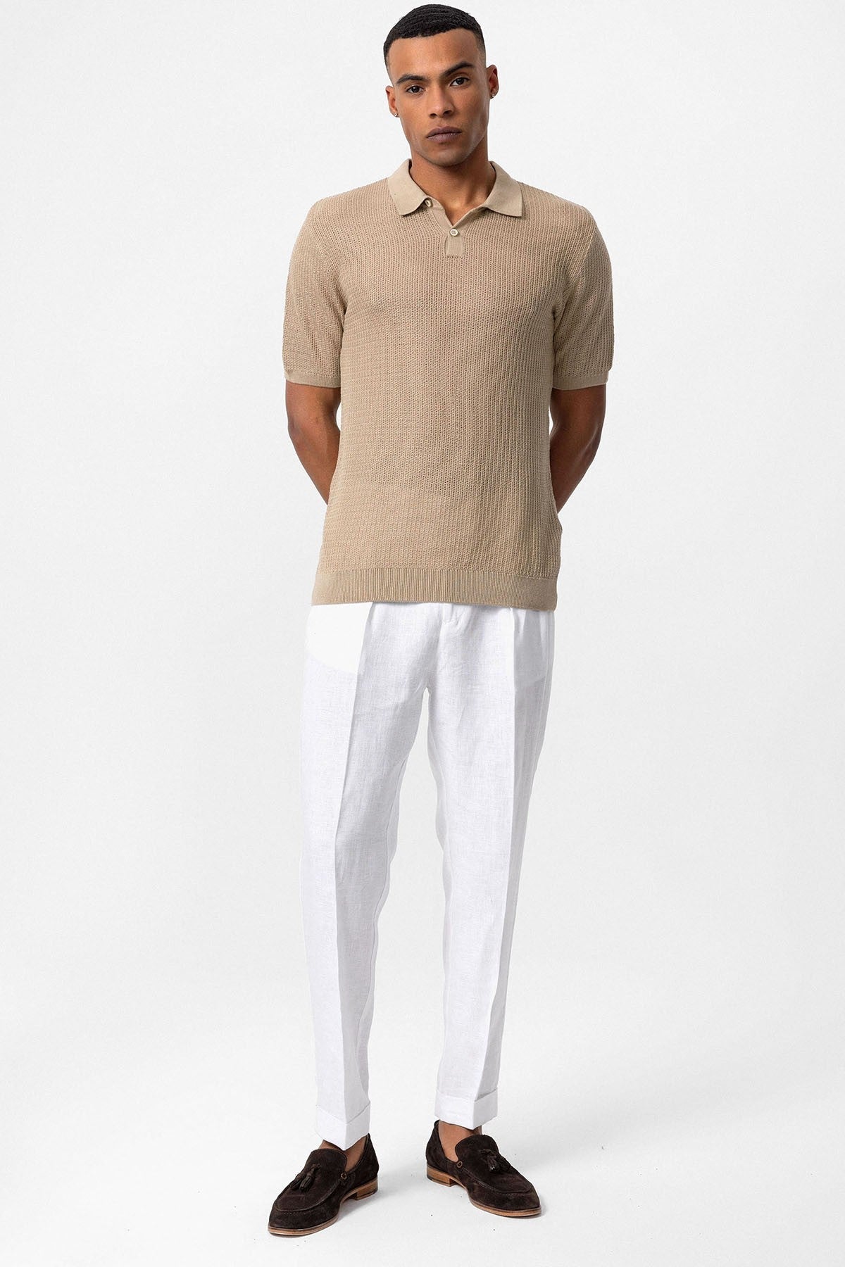 Antioch Polo-Neck Knit Men's T-Shirt