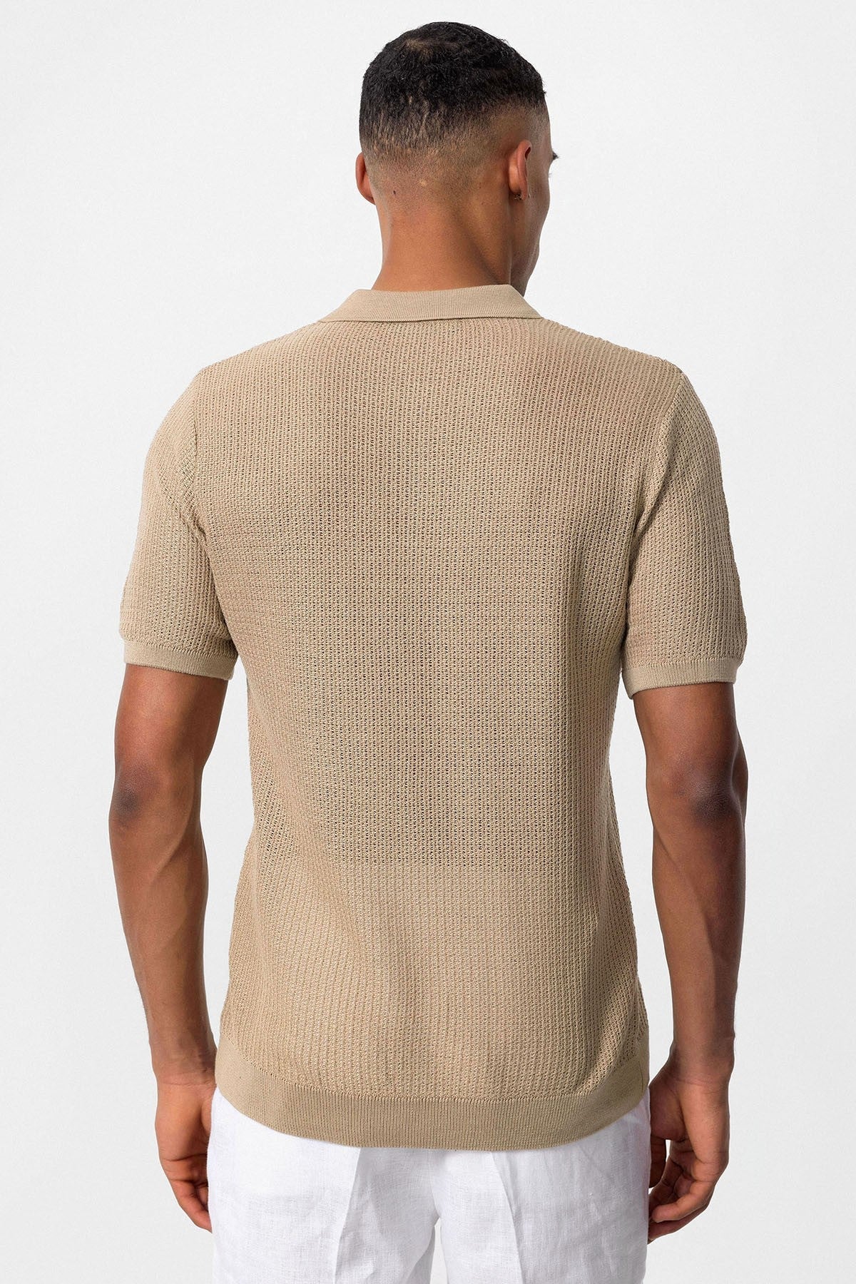 Antioch Polo-Neck Knit Men's T-Shirt