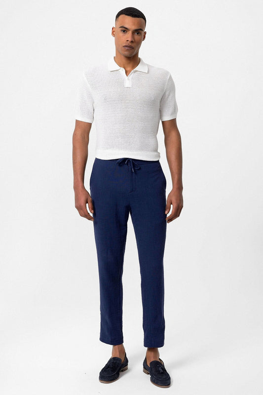 Antioch Polo-Neck Knit Men's T-Shirt