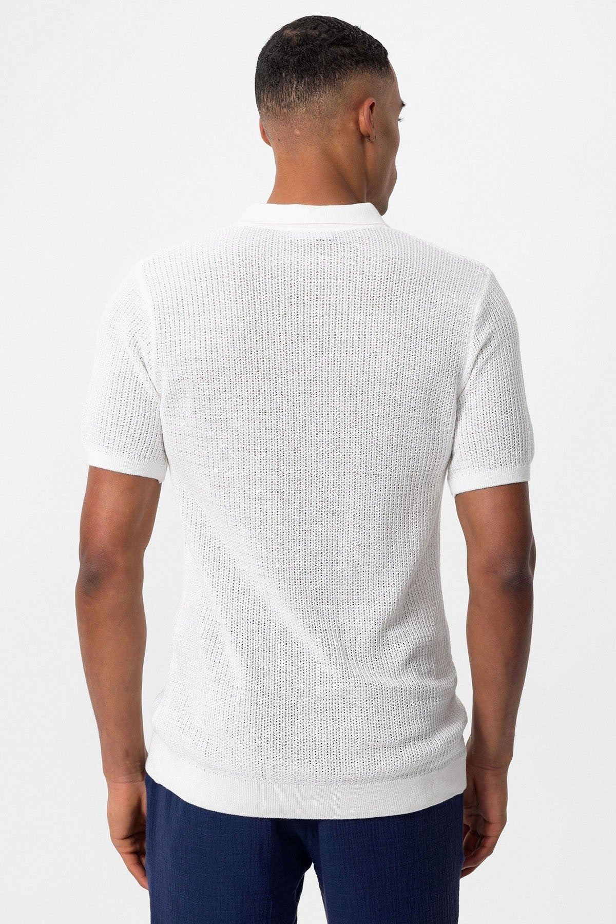 Antioch Polo-Neck Knit Men's T-Shirt