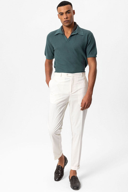 Antioch Polo-Neck Men's Knit T-Shirt