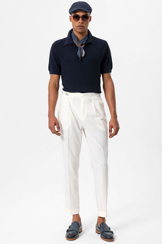 Antioch Polo-Neck Men's Knit T-Shirt
