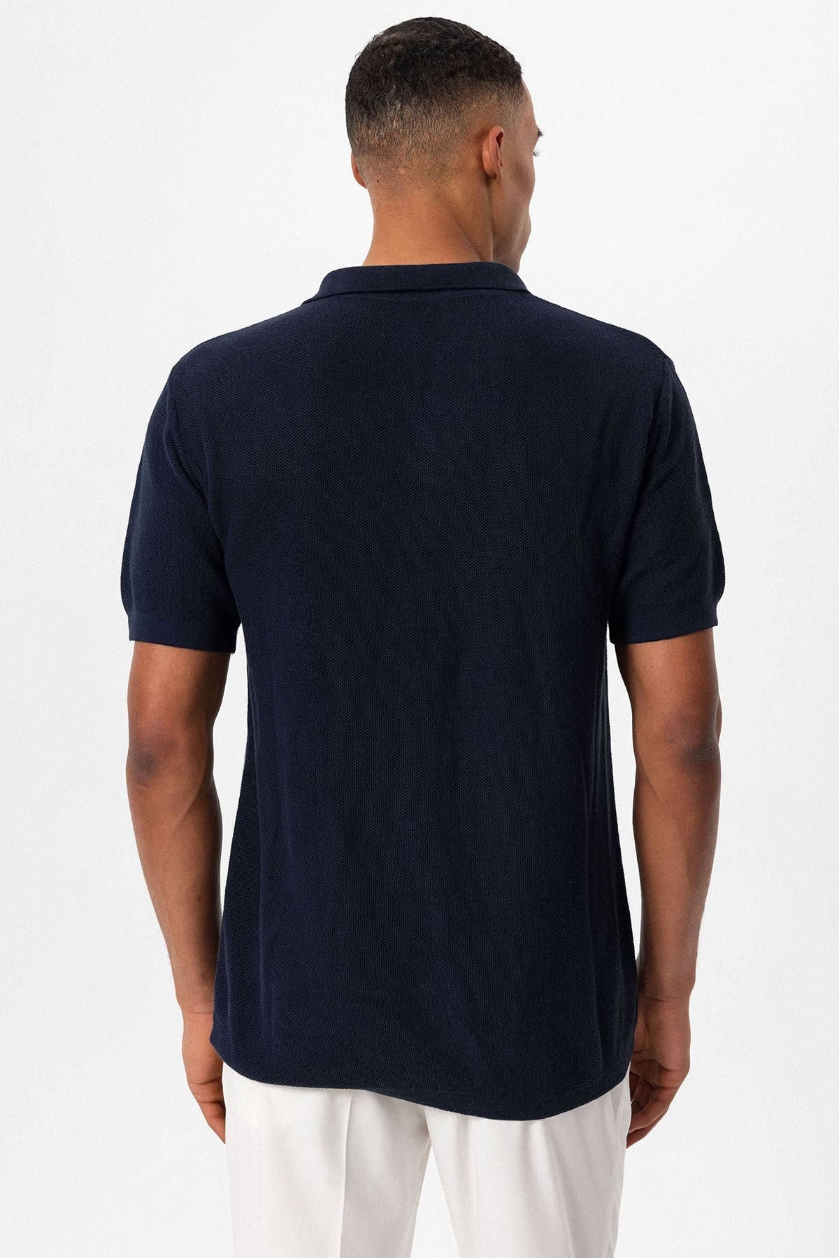 Antioch Polo-Neck Men's Knit T-Shirt