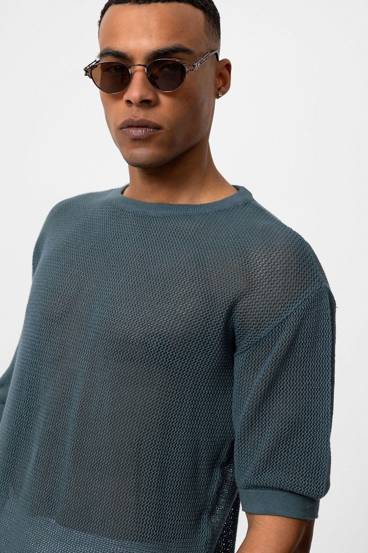Antioch Oversized Openwork Men's T-Shirt