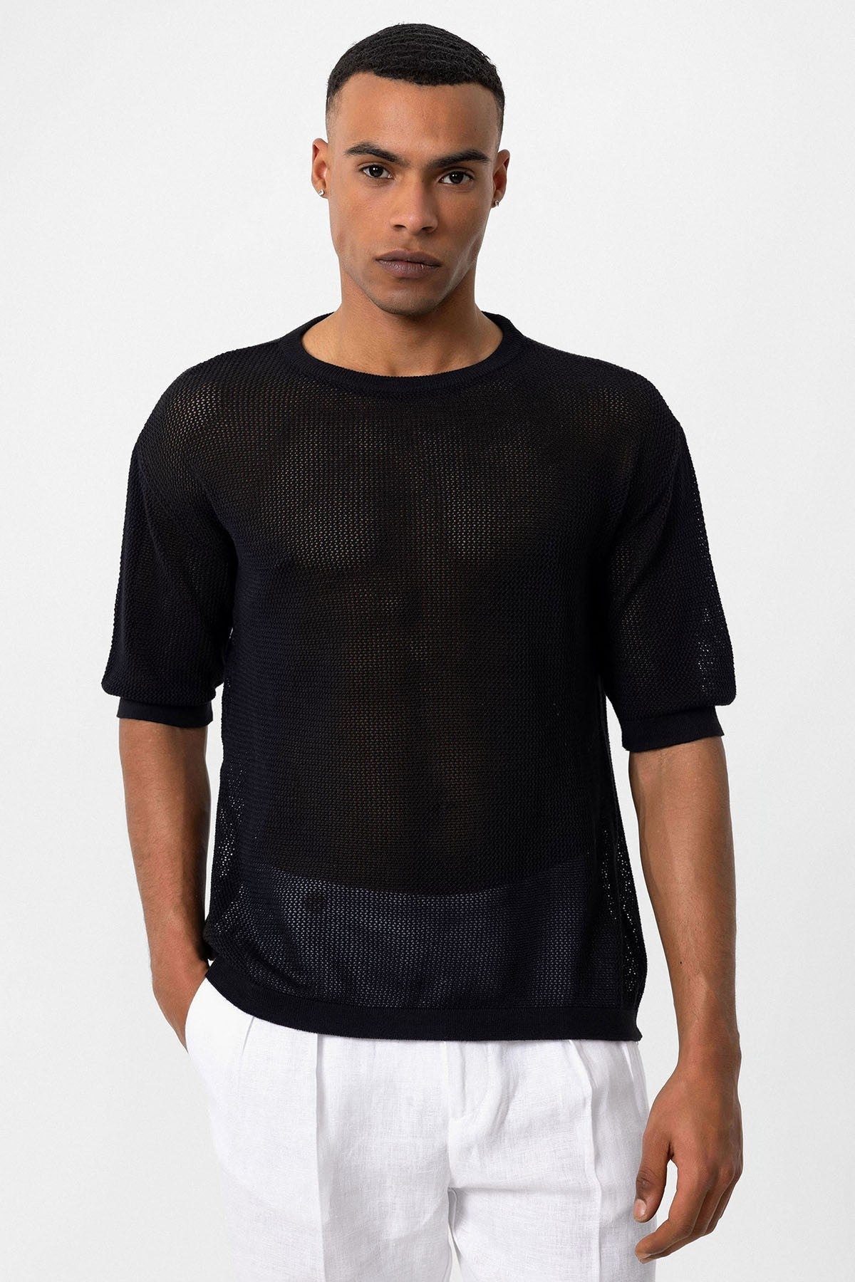 Antioch Oversized Openwork Men's T-Shirt