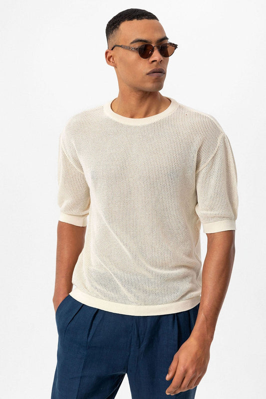 Antioch Oversized Openwork Men's T-Shirt