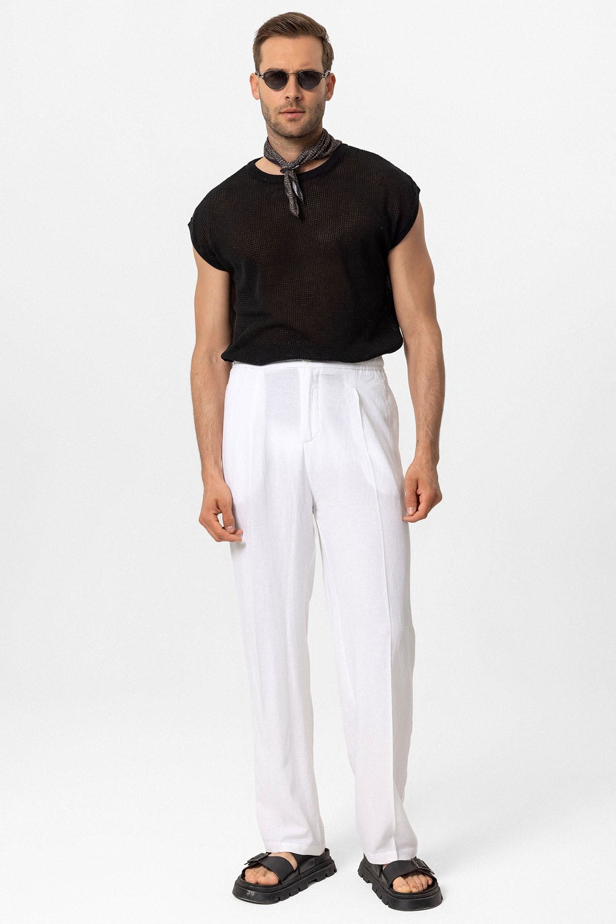Antioch Sleeveless Openwork Men's T-Shirt